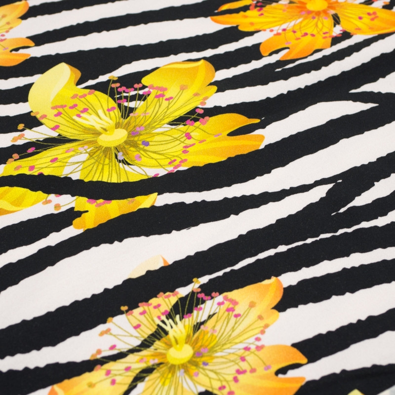 WANILIOWA ZEBRA - Jersey wiskozowy WE210