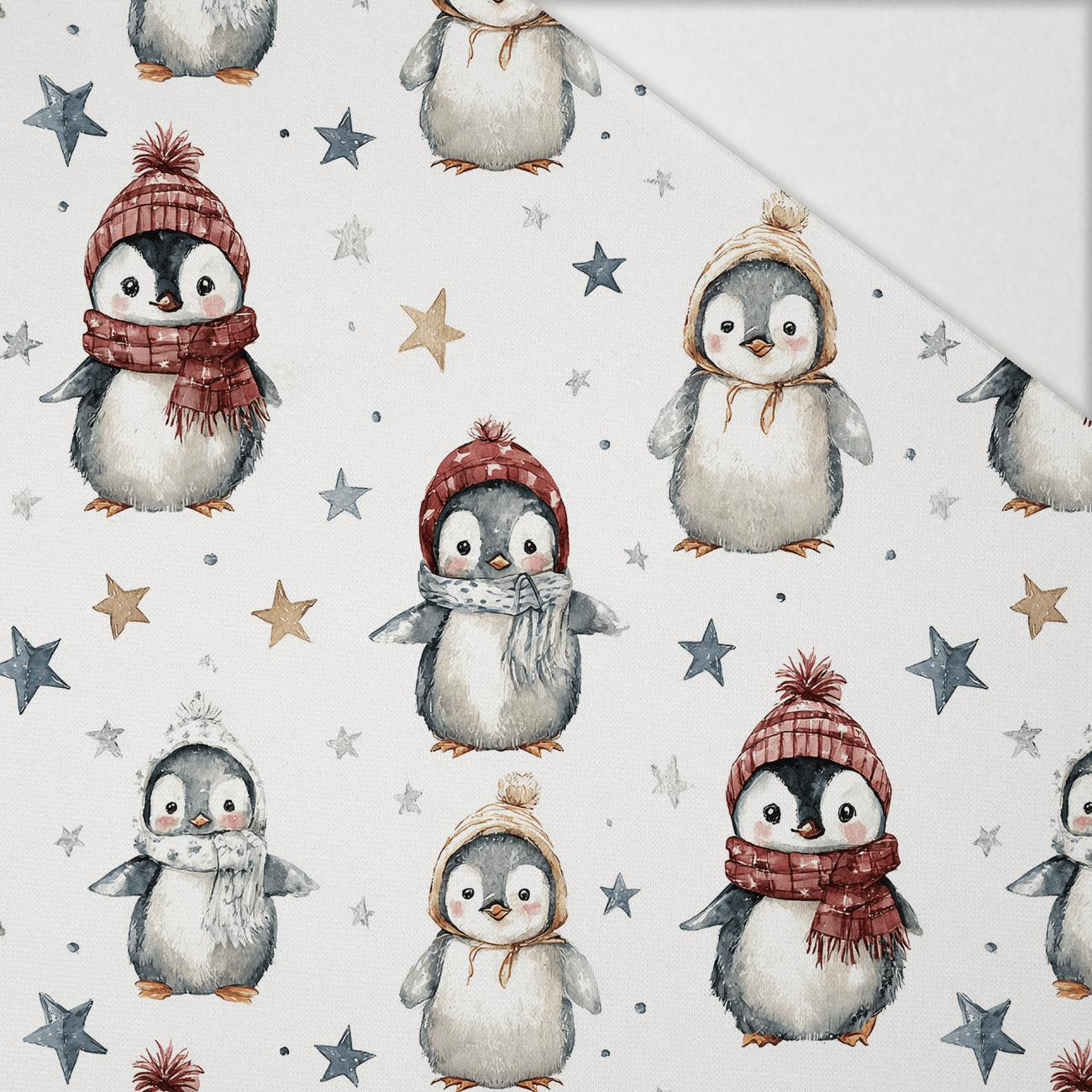 WINTER ANIMALS WZ.4 - Hydrofobowa dzianina drapana