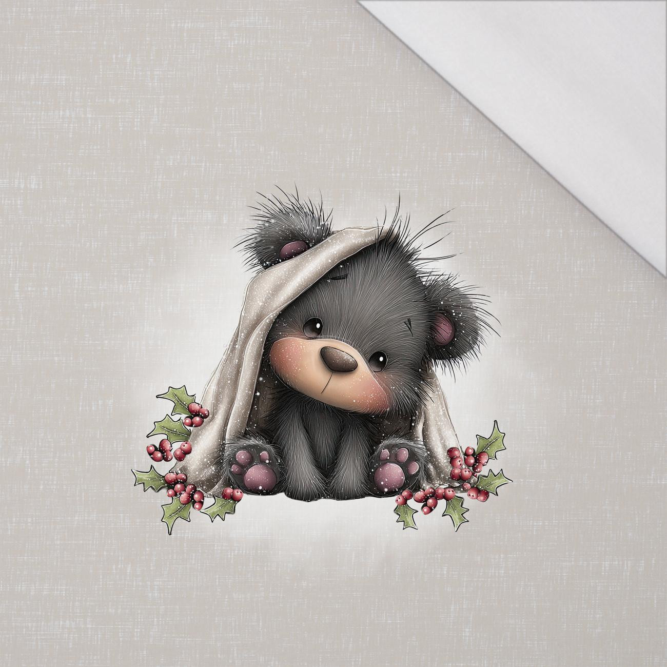 WINTER ANIMALS wz.8 - panel (60cm x 50cm) SINGLE JERSEY