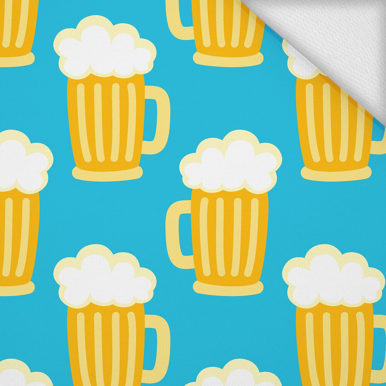 OKTOBERFEST PIWO / turkusowy - dzianina pętelkowa SP250