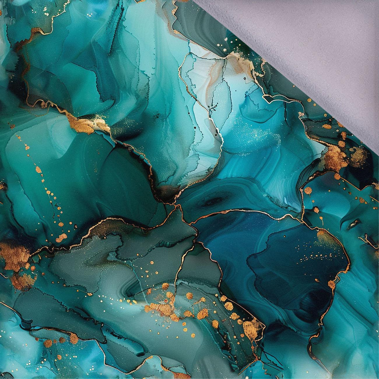 alcohol ink wz.10 TEAL - softshell