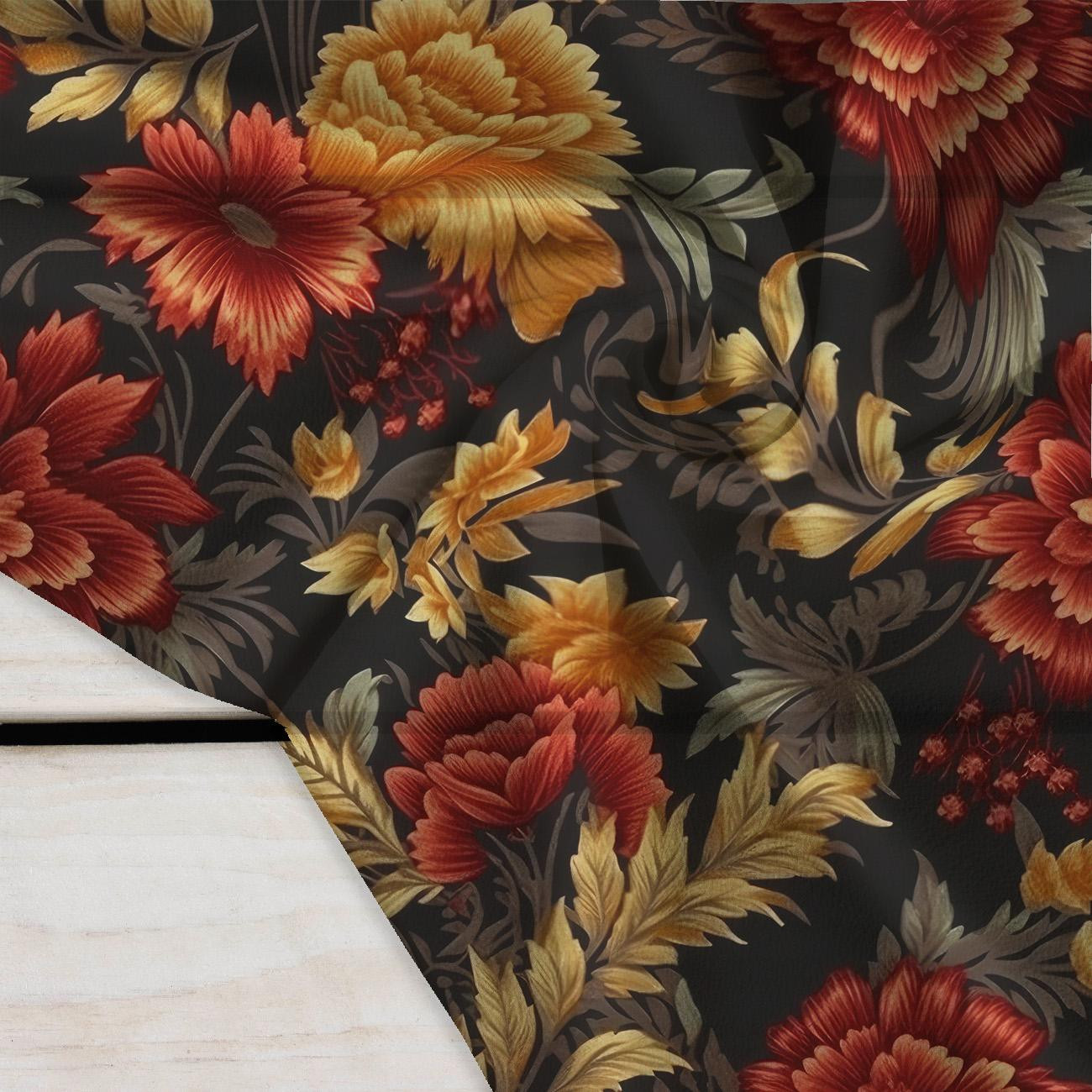 AUTUMN FLOWERS WZ. 8 - Krepa