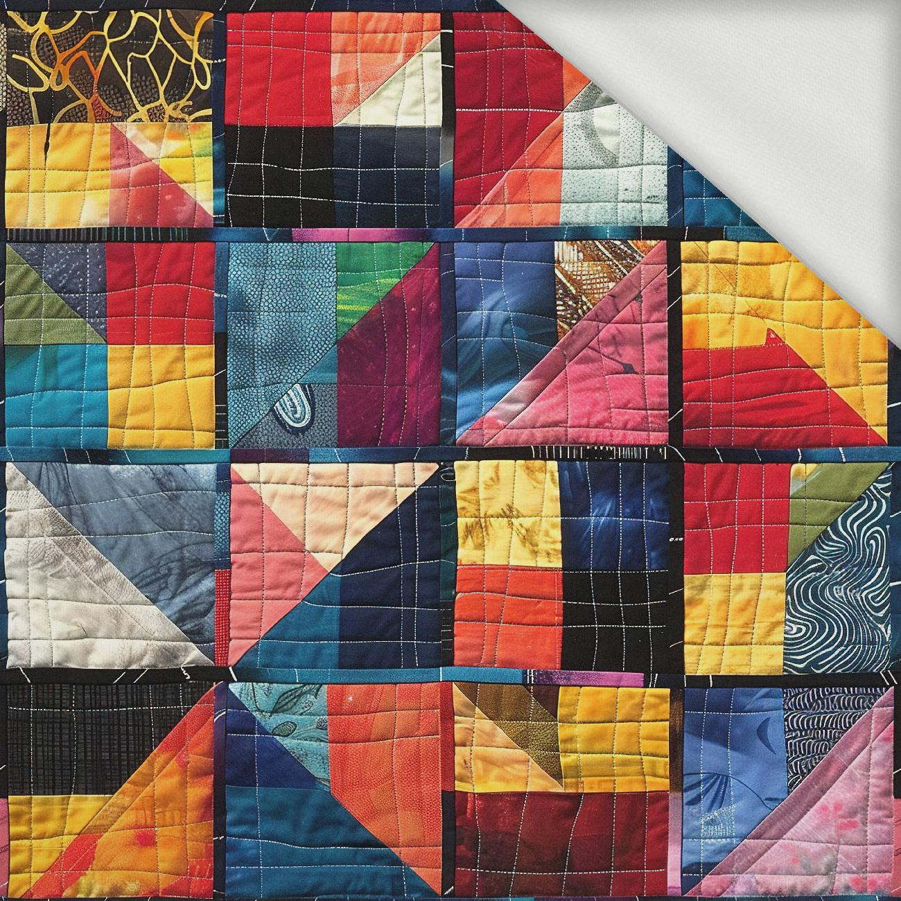 Batik Quilt wz. 4 - dresówka pętelkowa
