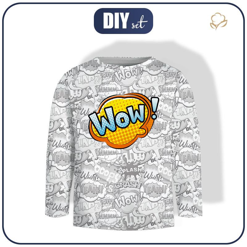 Longsleeve - KOMIKS / wow - zestaw do uszycia