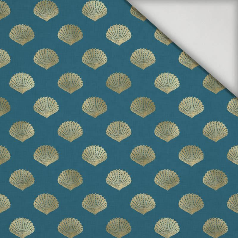 ZŁOTE MUSZELKI (ZŁOTY OCEAN) / morski - lycra 300g