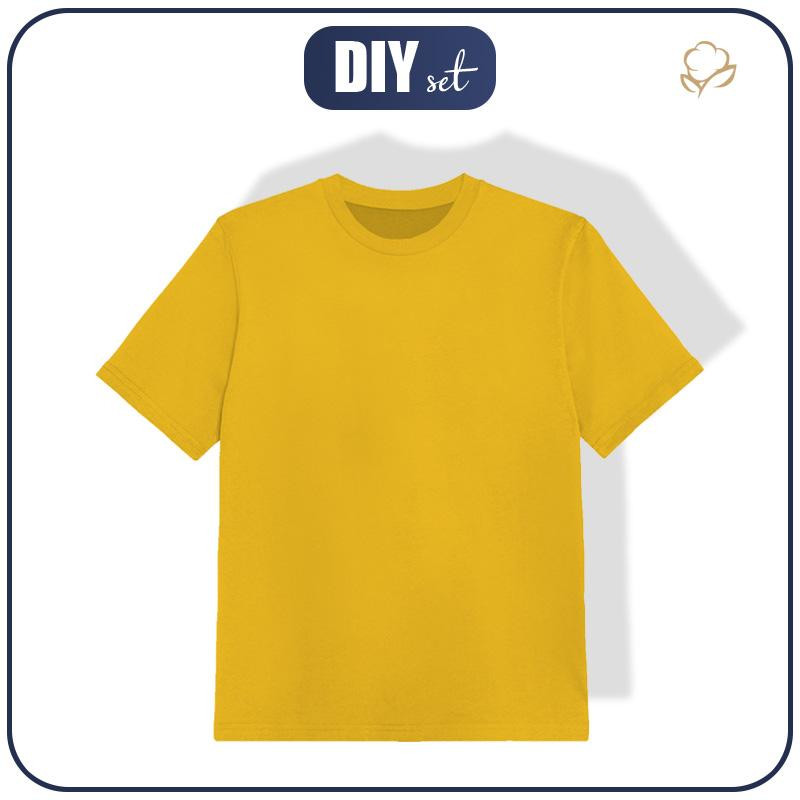 T-SHIRT DZIECIĘCY - B-14 - SPICY MUSTARD - single jersey