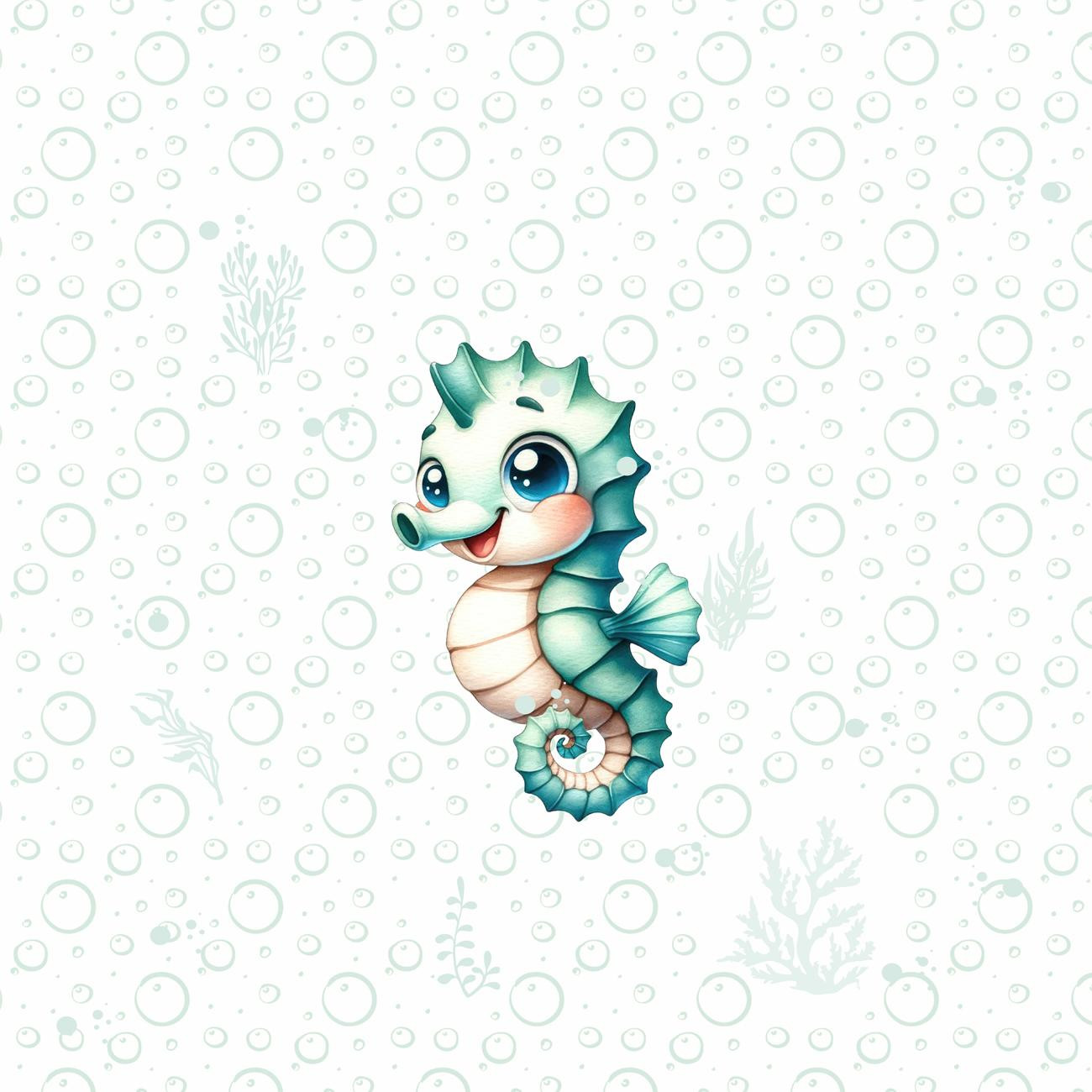 SEAHORSE (SEA ANIMALS WZ. 2) - panel (60cm x 50cm)