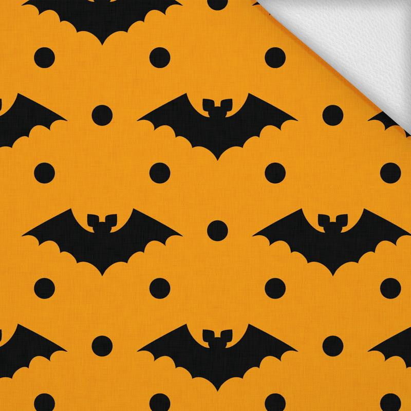 HALLOWEEN NIETOPERZE / dyniowy - dresówka pętelkowa