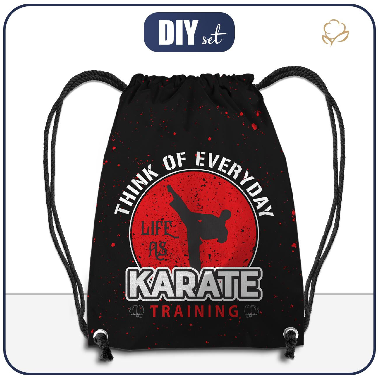 WORKOPLECAK - KARATE TRAINING - zestaw do uszycia