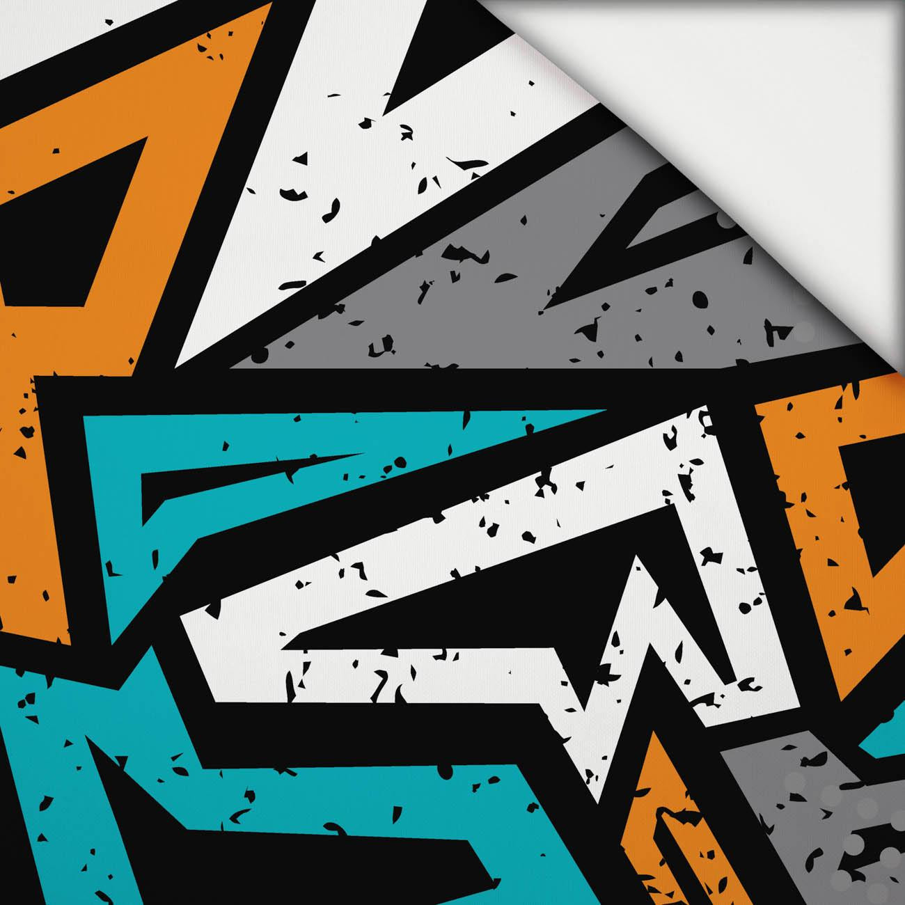 GRAFFITI  - lekka dzianina drapana