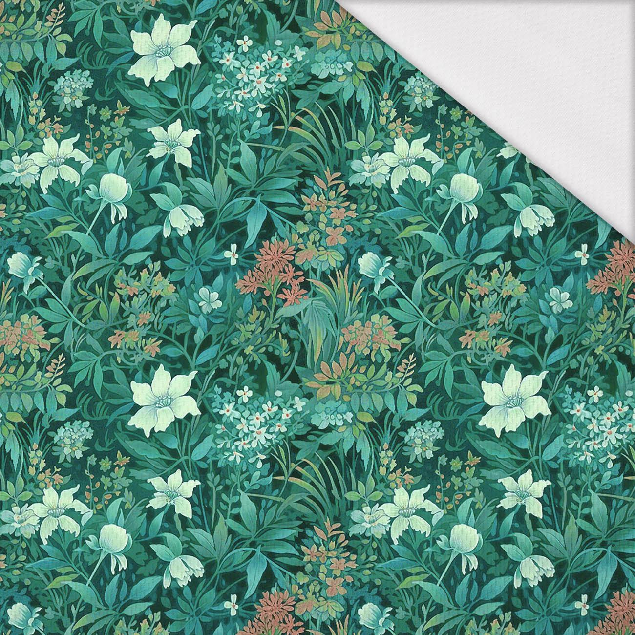 VERDIGRIS / FLOWERS - Dzianina sportowa Łezka 