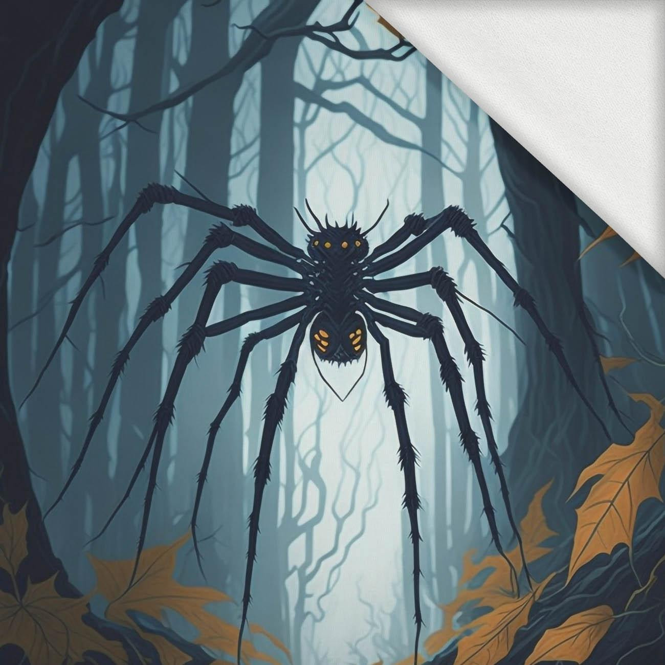 HALLOWEEN SPIDER - PANEL (75cm x 80cm) dzianina pętelkowa z elastanem ITY