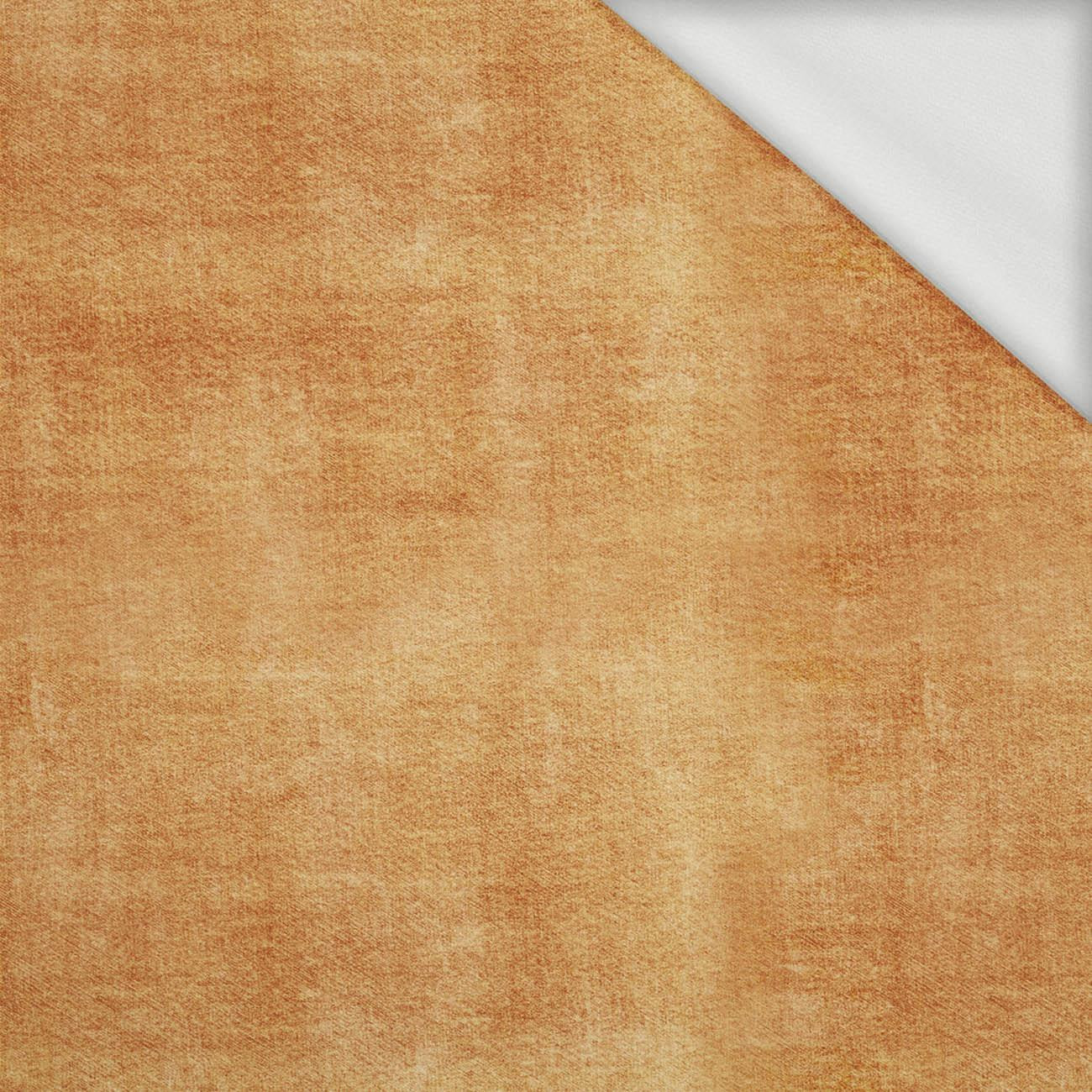 JESIENNY JEANS / złoty (BARWY JESIENI) - dresówka pętelkowa