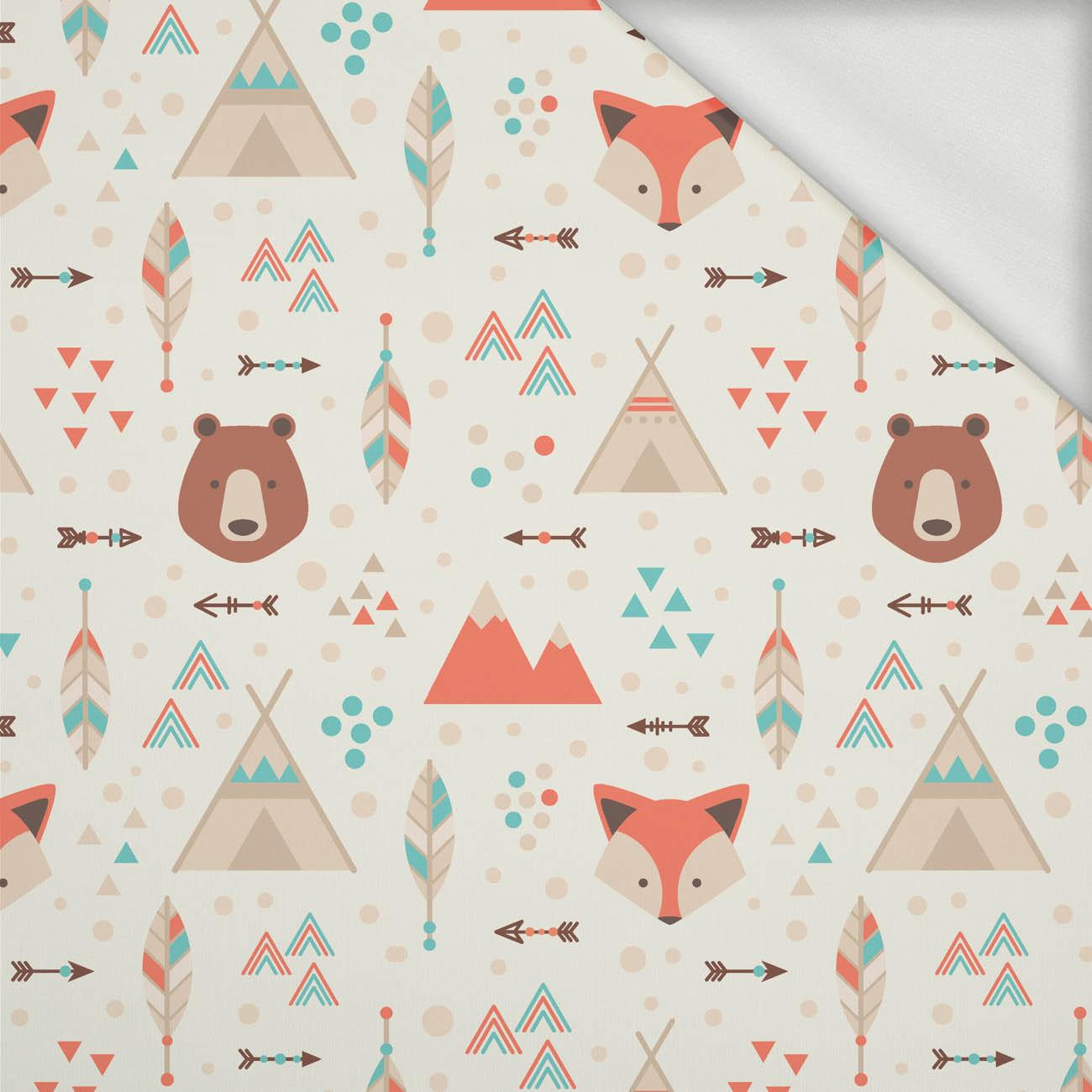 LISKI I MISIE - dresówka pętelkowa SP250