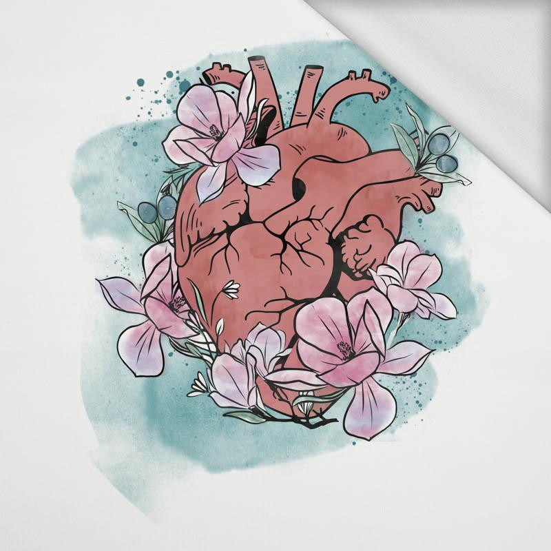 EL CORAZON - panel dzianina pętelkowa 75cm x 80cm EL CORAZON - panel dzianina pętelkowa 75cm x 80cm