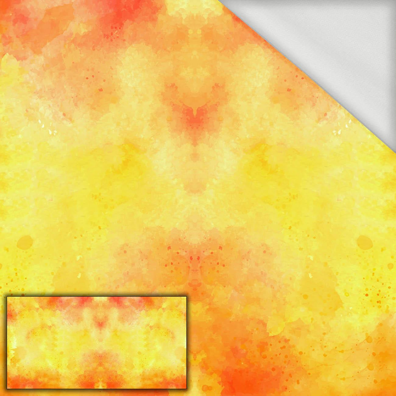 YELLOW SPECKS - panel (80cm x 155cm) dzianina pętelkowa 