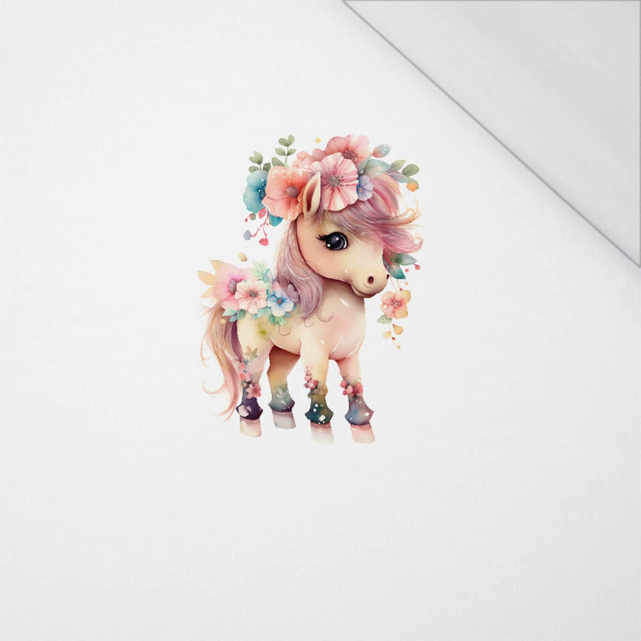 BABY PONY - panel (75cm x 80cm) SINGLE JERSEY