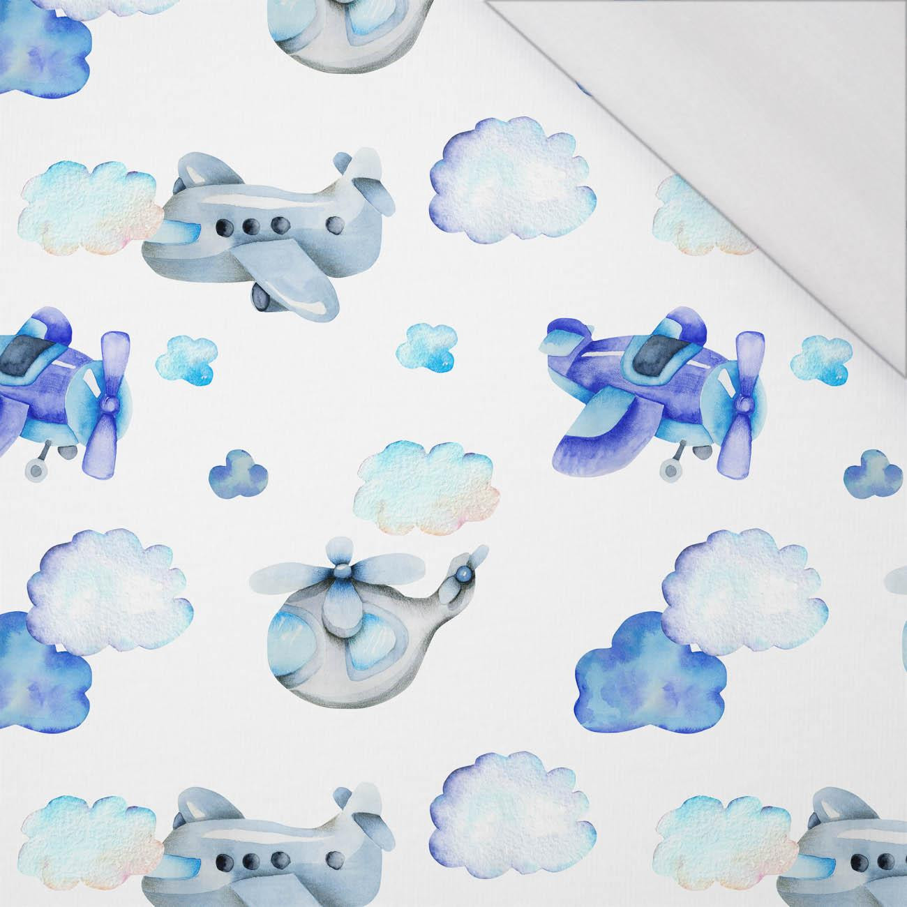 POWIETRZNE PODRÓŻE (KOLOROWY TRANSPORT) - single jersey z elastanem 