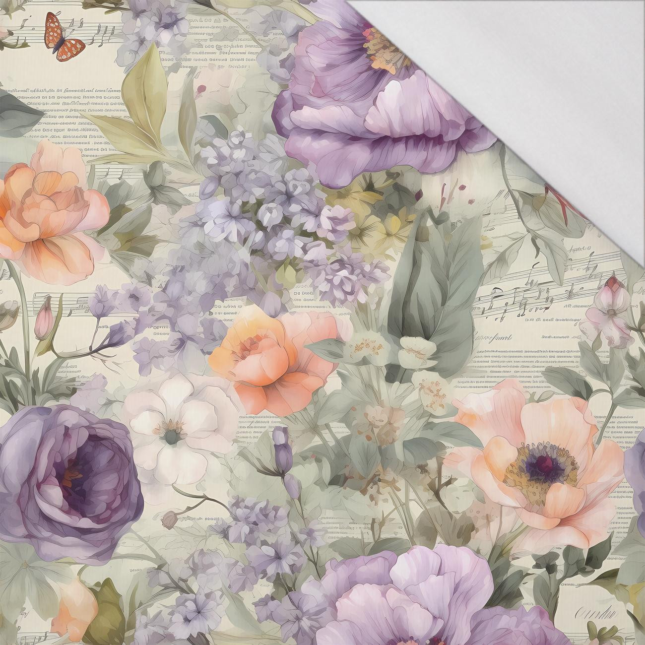 VINTAGE FLOWERS WZ. 15 - single jersey 