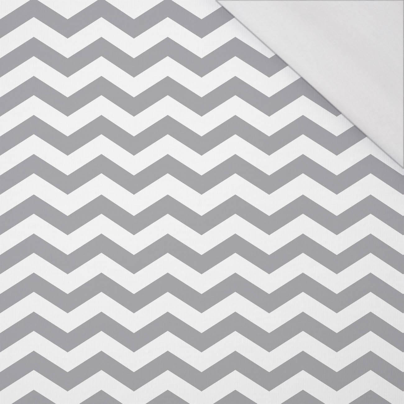 ZYGZAKI / szary - single jersey z elastanem 