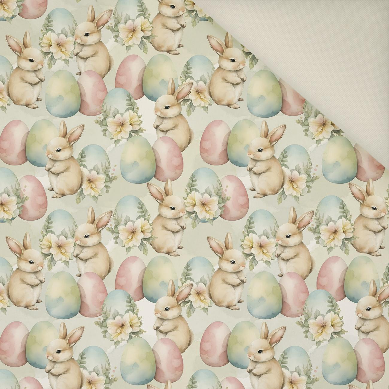 BUNNY EASTER WZ. 2- Welur tapicerski