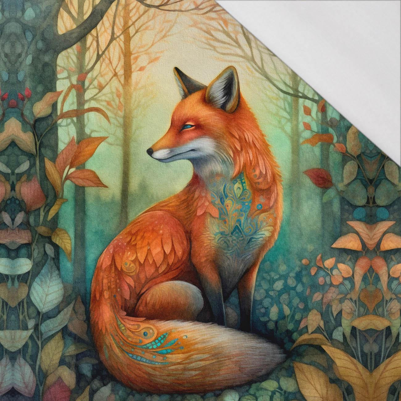 BOHO FOX - PANEL (60cm x 50cm) SINGLE JERSEY