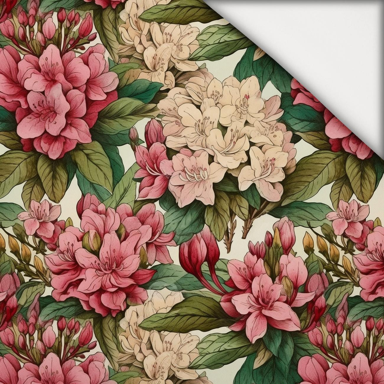FLOWERS WZ.43 - lekka dzianina drapana