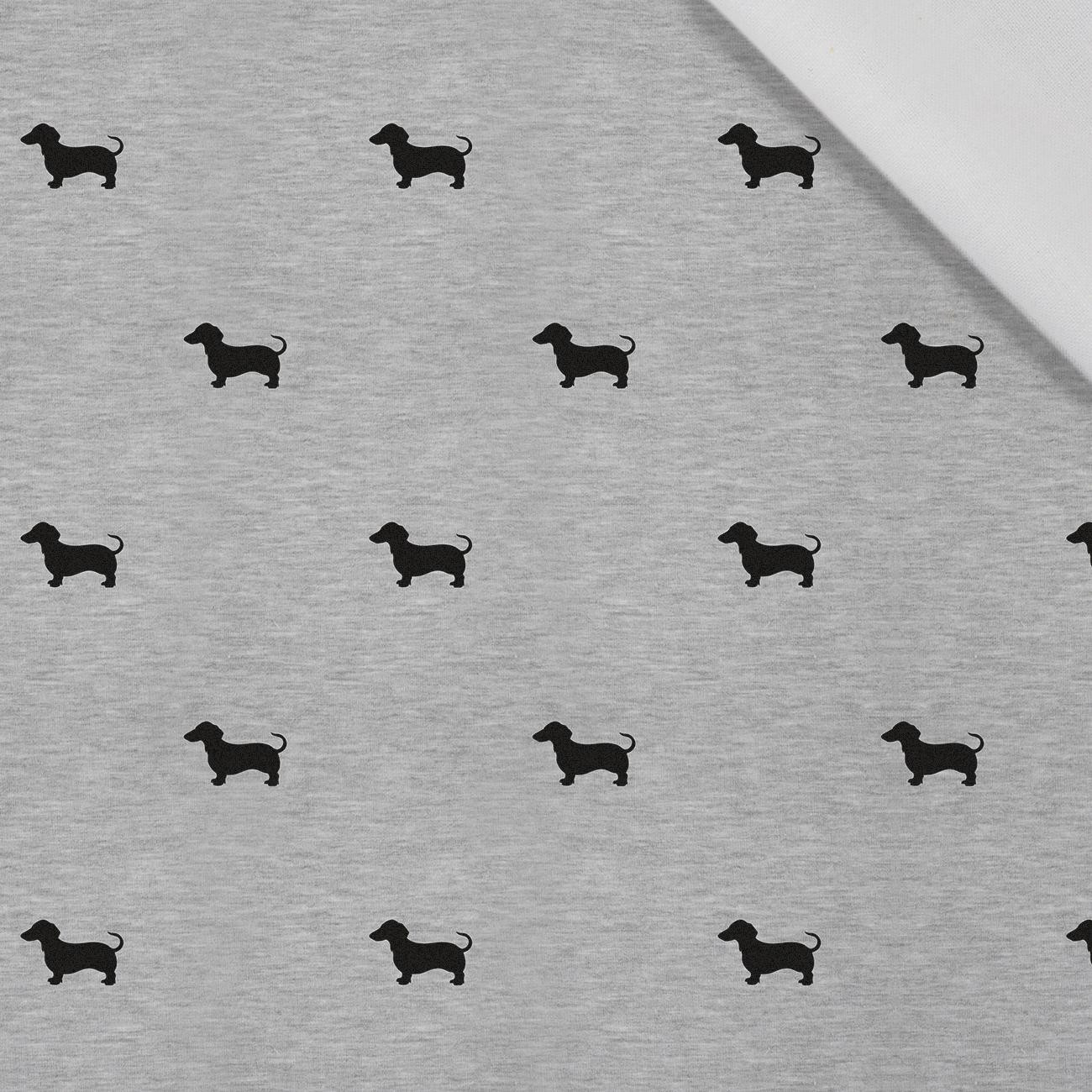 MINIMAL DOGS WZ. 1 - tkanina bawełniana