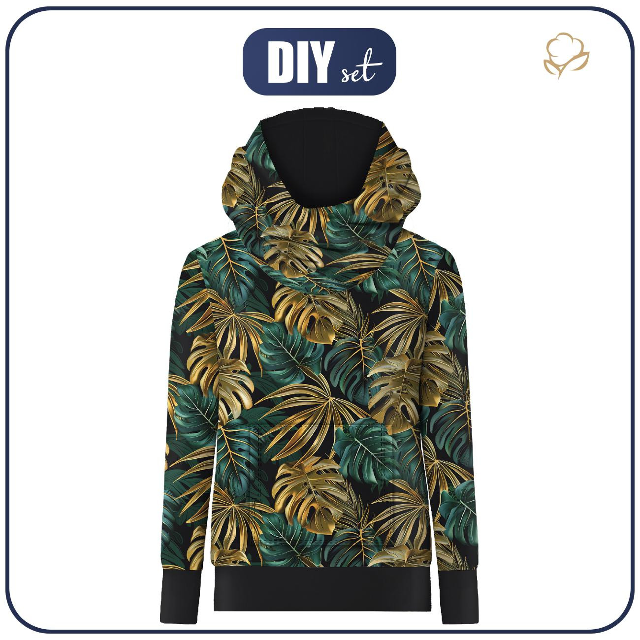 BLUZA HYDROFOBOWA UNISEX - MONSTERA wz.7 - zestaw do uszycia