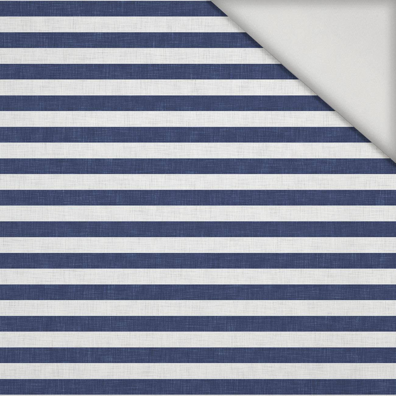 PASKI 1x1 - acid biały / acid navy  - lycra 300g