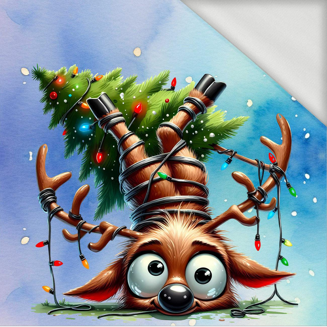 Christmas animal wz. 9 - panel (60cm x 50cm) dzianina pętelkowa