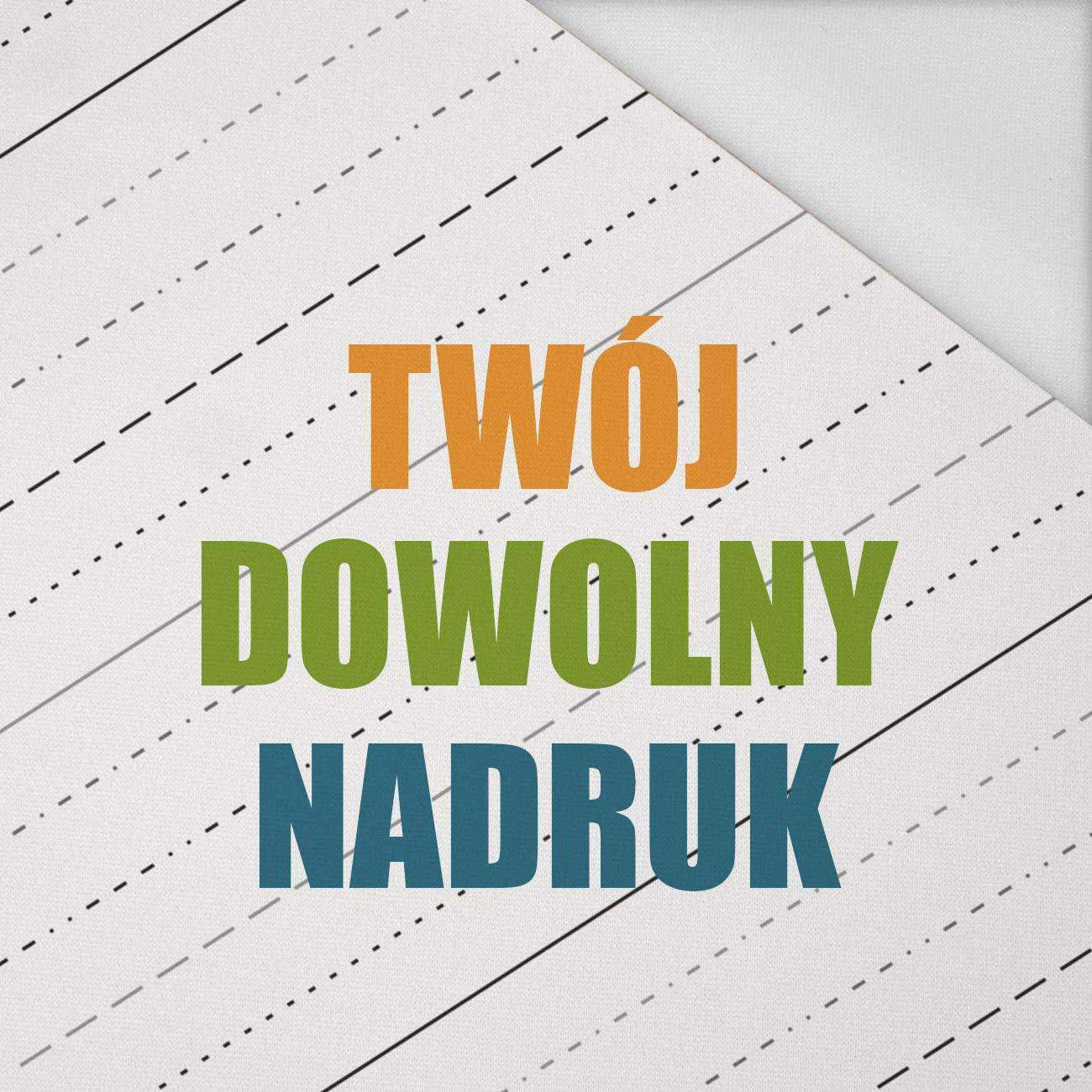 MATERIAŁ Z WŁASNYM NADRUKIEM - ortalion PUMI