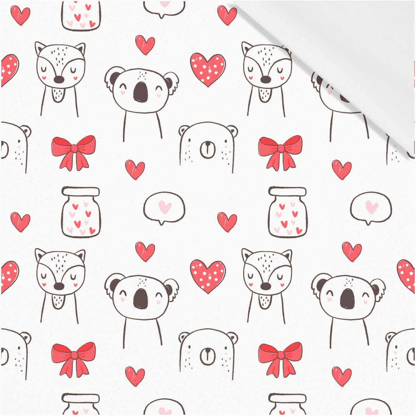 VALENTINE'S DAY 18 - dresówka pętelkowa