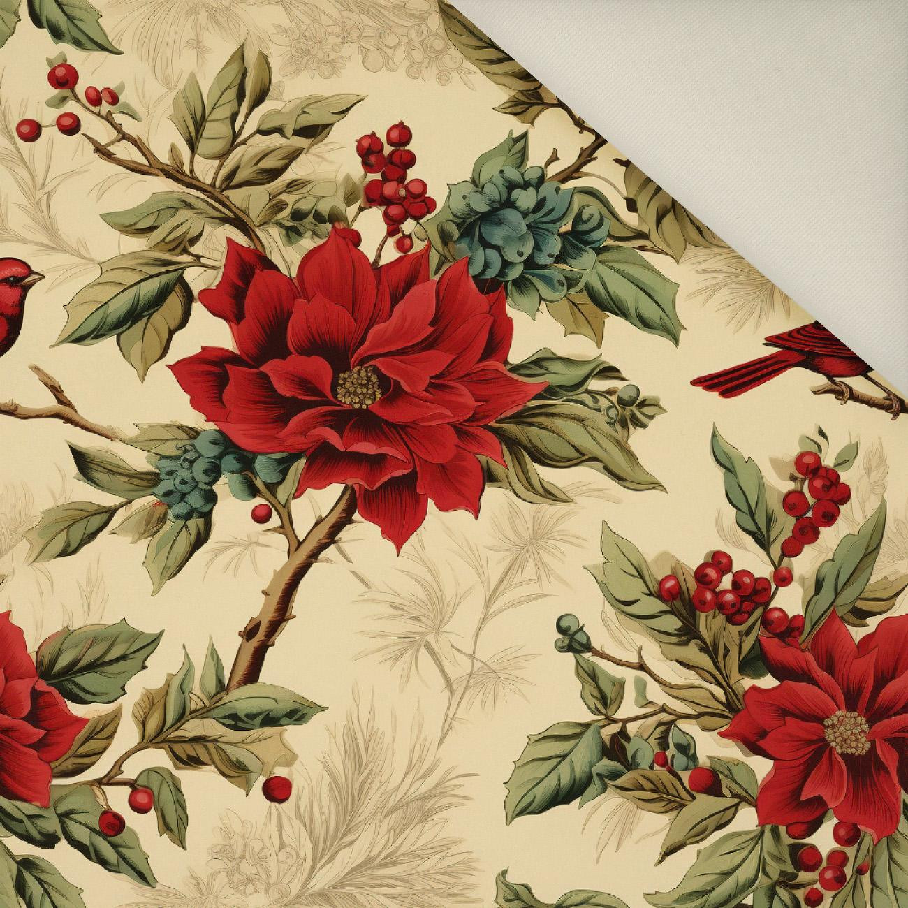 Vintage Christmas wz.14- Welur tapicerski