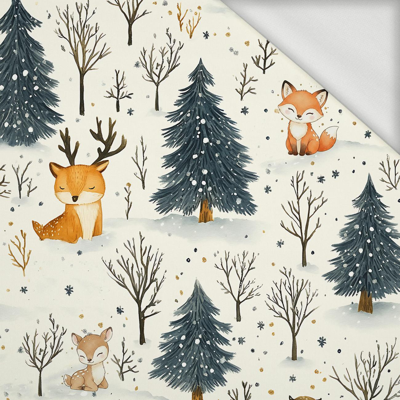 WINTER ANIMALS WZ.2 - dresówka pętelkowa