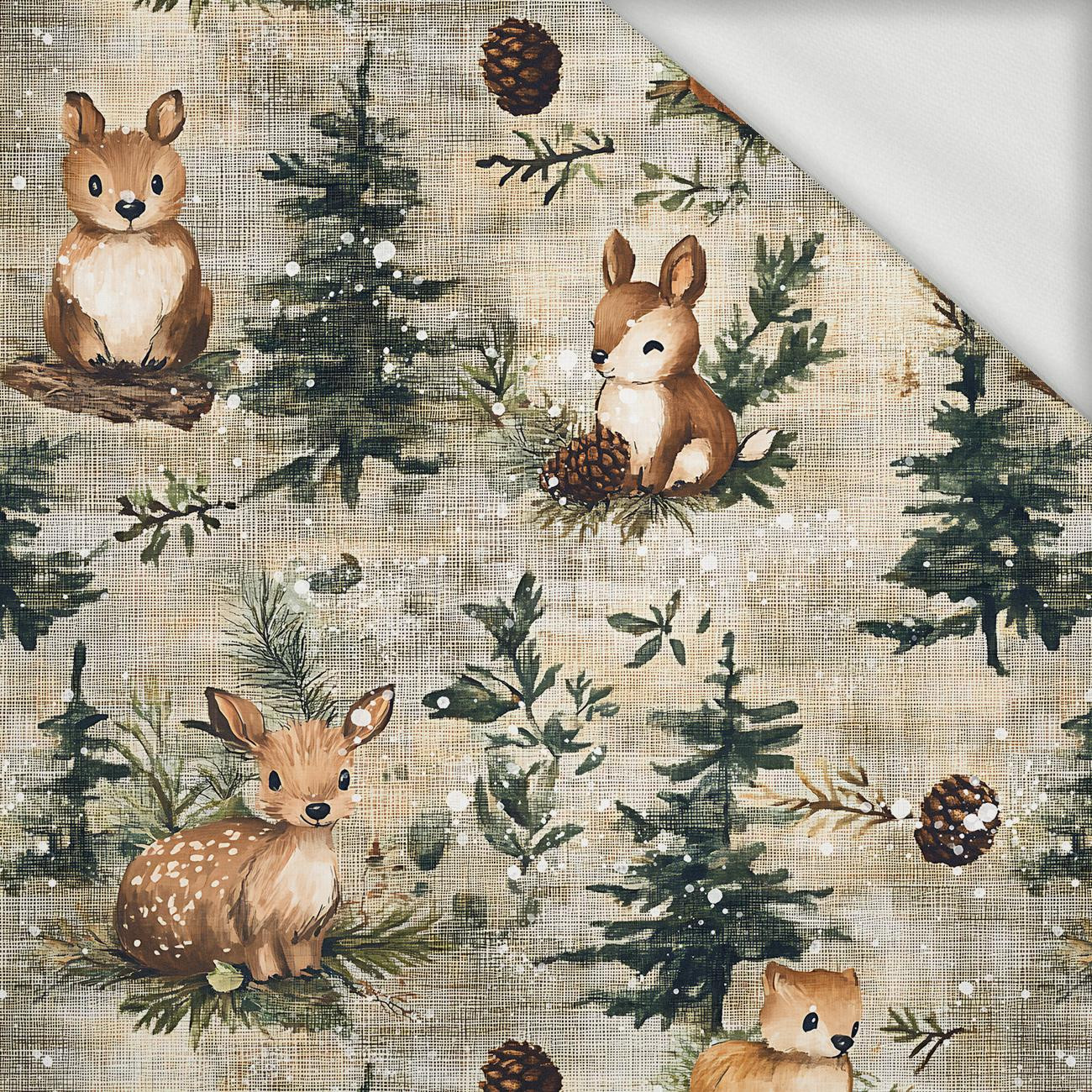 WINTER ANIMALS WZ.3 - dresówka pętelkowa