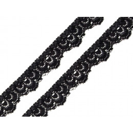 Koronka elastyczna 16mm - czarna