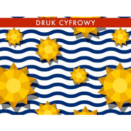 SŁOŃCE 3D - Jersey wiskozowy WE210