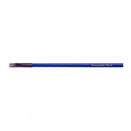 Ołówek kredowy krawiecki do tkanin z pędzelkiem - niebieska