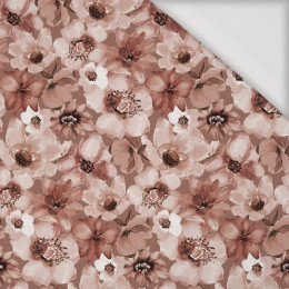 FLOWERS wz.1 / Mocha Mousse  - Jersey wiskozowy