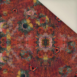 ANIMALS MANDALA WZ.11- Welur tapicerski