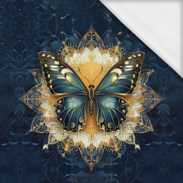 ANIMALS MANDALA wz.13 (butterfly) - panel (75cm x 80cm) - single jersey z elastanem ITY