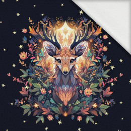 ANIMALS MANDALA wz.2 - PANEL (60cm x 50cm) dzianina pętelkowa z elastanem ITY