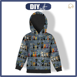 DZIECIĘCA BLUZA Z KAPTUREM (ALEX) - ANIMALS WZ.12 - zestaw do uszycia