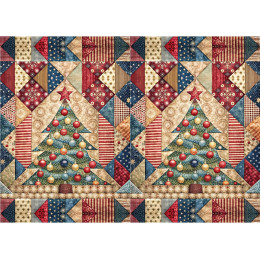 BATIK WZ. 4 - panel 71cm x 100cm/ 2szt. - tkanina bawełniana