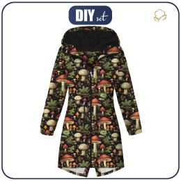 PARKA DAMSKA (ANNA) - BOTANICAL FOREST wz.5 - zestaw do uszycia