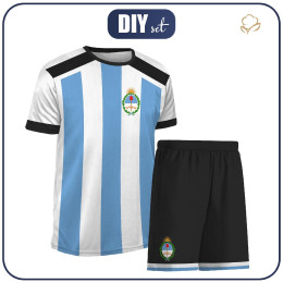 Strój sportowy dziecięcy “PELE” - ARGENTYNA - zestaw do uszycia