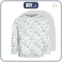 Longsleeve (110/116) - MAGICZNI PRZYJACIELE (MAGICZNY ŚWIĄTECZNY LAS) - single jersey