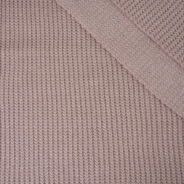40cm RÓŻ KWARCOWY - Dzianina swetrowa bawełniana 505g