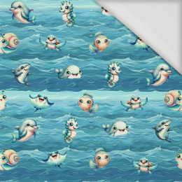 SEA ANIMALS WZ. 1 - Jersey wiskozowy